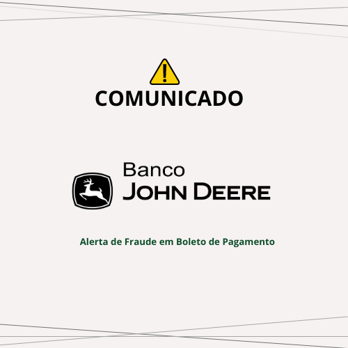 Comunicado John Deere