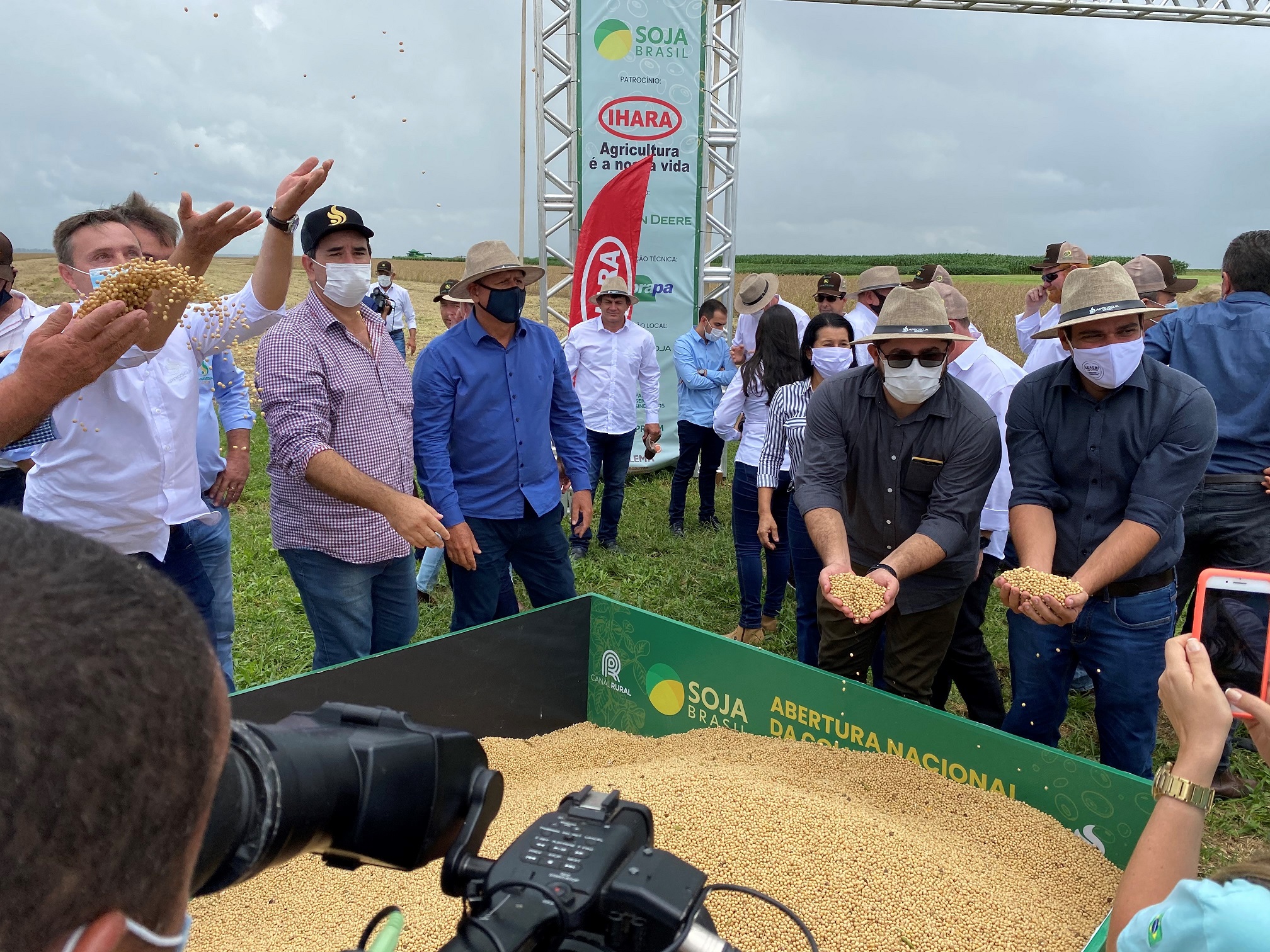 abertura nacional da colheita de soja